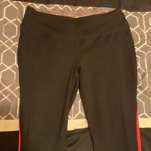 Tangerine mid calf leggings